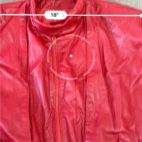 Saks Fifth Avenue Men's Vibrant Red Leather Jacket